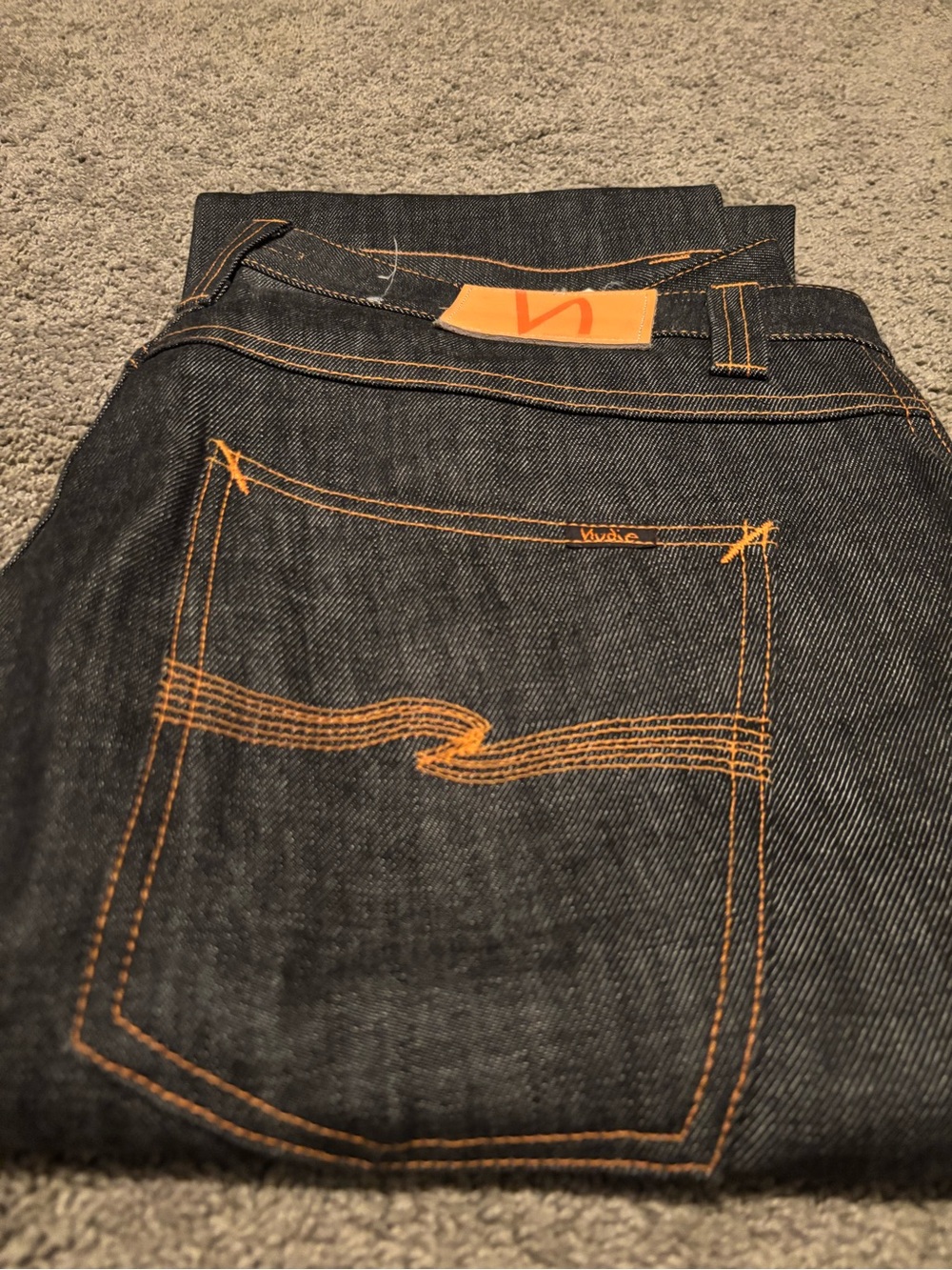 Men's Nudie Jeans Slim Jim in Dry Black